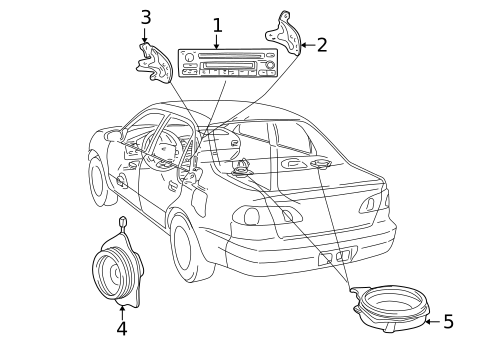 Sound System for 2000 Toyota Corolla #0