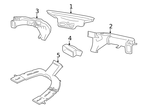 Ducts for 2009 Mazda Tribute #0