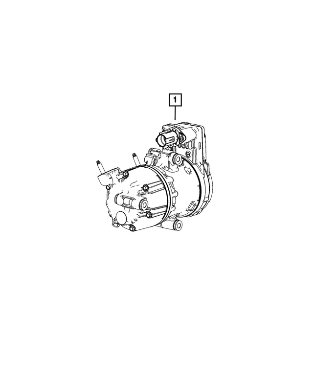 68590054AB - : Air Conditioning Compressor for Mopar Image