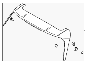 872A8R0800ABP - : Spoiler Assembly for Kia: Carnival Image