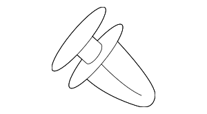 872A9Q5000 - : Rear Spoiler Clip for Kia: Carnival, Seltos, Sorento, Sportage Image