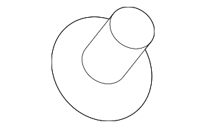 87254D3100 - : Spoiler Assembly Bolt for Kia: Carnival Image