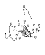 68518759AB - Electrical: Windshield Washer Pump Grommet for Mopar Image