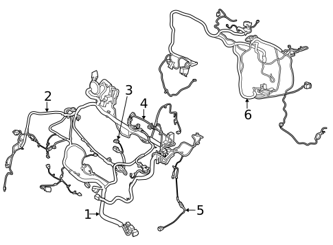 Wiring Harness for 2016 Ford C-Max #0