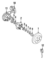 4713338 - Brakes: Speed Sensor for Chrysler: LeBaron | Dodge: Daytona, Shadow, Spirit Image