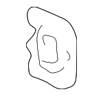 6164950010 - Body: Inner Wheelhouse Plate for Lexus: GS300, GS400, GS430, LS400 Image