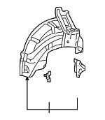 6160730904 - Body: Inner Wheelhouse for Lexus: GS300, GS400, GS430 Image