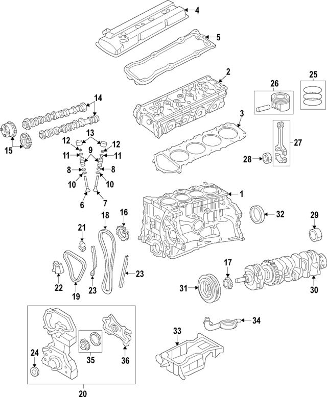 150150M301 - : Rear Cover for Nissan: 200SX, Sentra Image