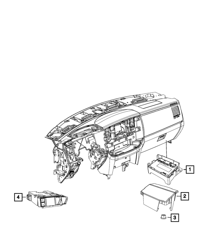 56029432AC - Electrical: Module Cover for Mopar Image image