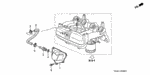 11850PLMA00 - Engine: COVER, BREATHER for Honda Image