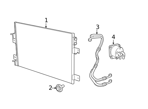 Trans Oil Cooler for 2015 Jeep Compass #0