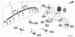 83241TR0N80 - Electrical/Exhaust/Heater/Fuel: BRACKET ASSY., R. FR. GRAB RAIL for Honda Image