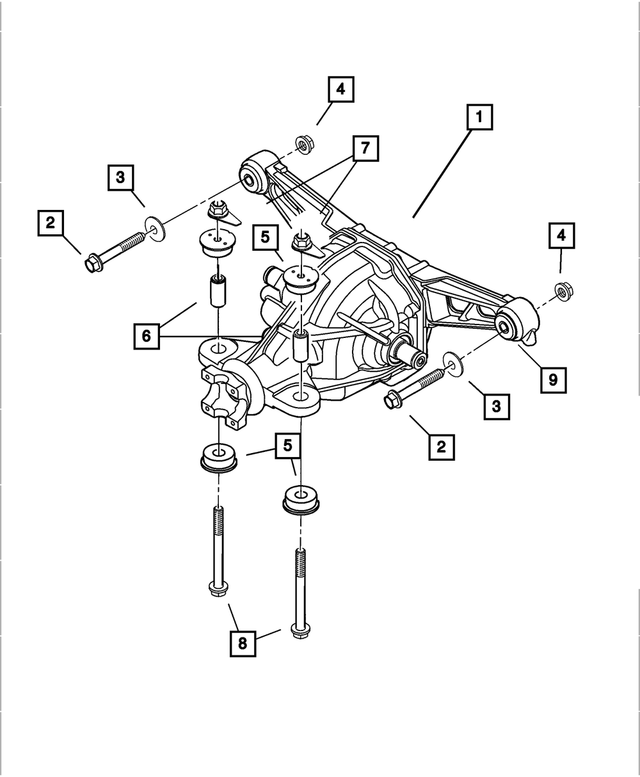 5038025AC - : Rear Axle Differential for Dodge: Viper Image
