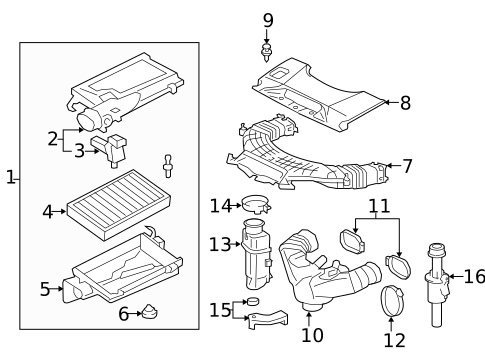 Filters for 2017 Lexus LS460 #0