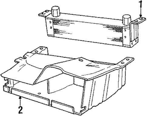 Engine Oil Cooler for 1990 Saab 900 #0