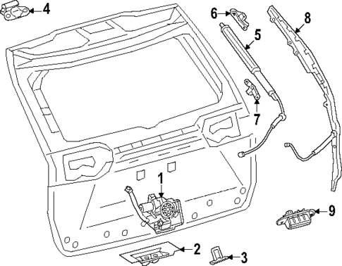 Lock & Hardware for 2024 Lexus RZ450e #2