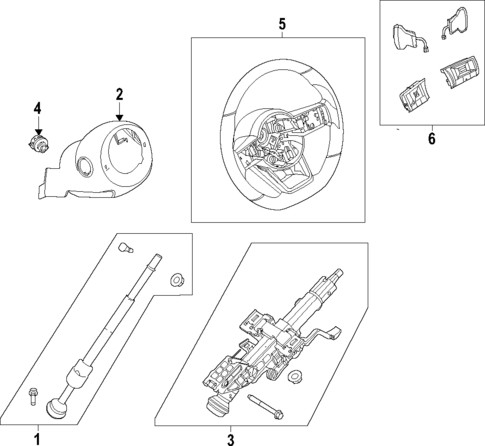 Steering Column for 2024 INFINITI QX60 #0