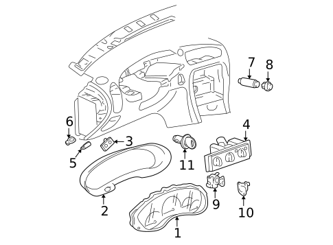 Controls for 2003 Oldsmobile Alero #0