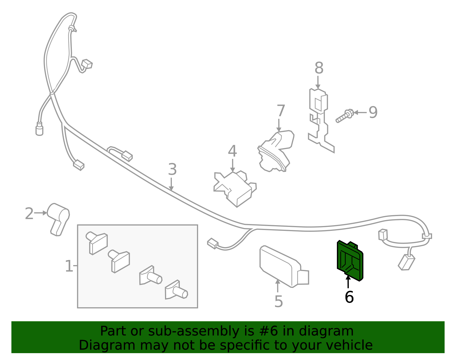 2025 Ford Distance Sensor Bracket RB5Z-14C022-A | Ford OEM Parts Outlet