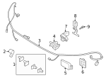 R1MZ15K867B - Body: Wire Harness for Ford Image