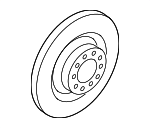 4H0615601Q - Brakes: Disc Brake Rotor for Audi Image