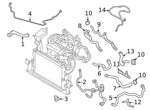 Hoses & Lines for 2017 Volvo S60 Cross Country #0