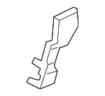 51217325297 - Body: Cover for BMW: 530e, 530e xDrive, 530i, 530i xDrive, 540d xDrive, 540i, 540i xDrive, M5, M550i xDrive, X5, X6, X7, XM Image