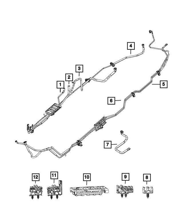 68166719AB - : Fuel Supply Tube for Mopar Image