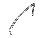 92104666 - Body: Inner Molding for Pontiac: GTO Image