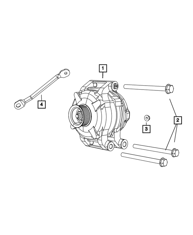6502720 - Electrical: Hex Flange Lock Nut for Mopar Image