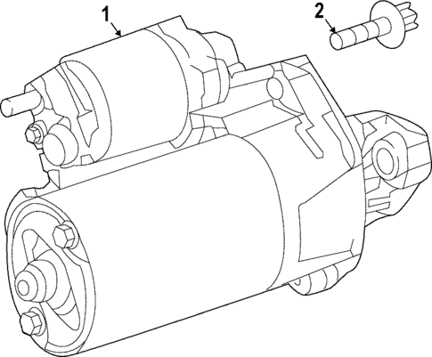 Starter for 2023 Mercedes-Benz SL 55 AMG&reg; #0