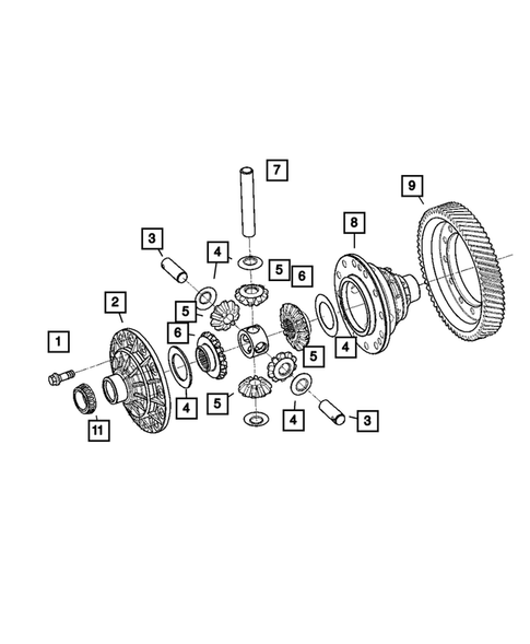Differential for 2004 Chrysler Sebring #0