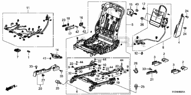 Front Seat Components (R.) for 2015 Acura RLX #0