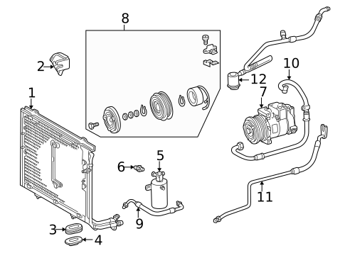 Switches & Sensors for 2001 Mercedes-Benz SLK230 #0