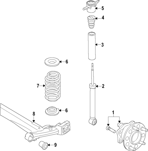 Rear Suspension for 2025 Kia Soul #0