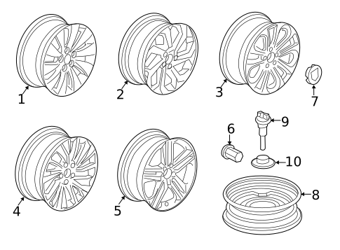 Wheels for 2015 Honda Accord #1