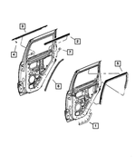 6104625AA - Doors, Door Mirrors and Related Parts: Screw for Mopar Image
