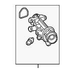 131194 - Cooling System: ACDelcoâ„¢ Thermostat Housing for Chevrolet: Colorado, Express 2500, Express 3500 | GMC: Canyon, Savana 2500, Savana 3500 Image