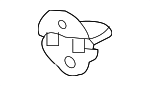 MN127079 - Body: Tailgate Striker Plate for Mitsubishi Image