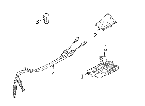 Shifter Housing for 2010 Mercury Milan #2