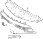 623156GR0A - : Center Bezel for Nissan: Z Image