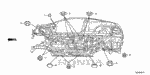 90830SNA003 - Interior/Bumper: GROMMET (30MM) for Honda Image