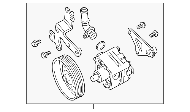 2009-2014 Nissan Maxima Power Steering Pump 49110-ZX70A | Parts