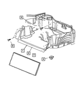 4698339AD - Interior Trim: Luggage Compartment Carpet for Mopar Image