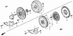 90011PH3000 - Engine: BOLT, FLANGE (12MM) for Acura Image