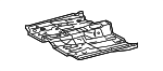 5811102902 - Body: Front Floor Pan for Toyota: Corolla, Matrix Image