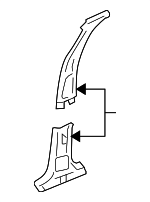 89024057 - : Inner Center Pillar for Buick: LaCrosse Image