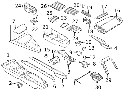 Navigation System for 2017 BMW M6 Gran Coupe #1