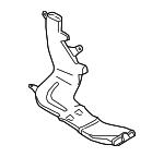 64227302851 - : Rear Duct for BMW: 228i, 228i xDrive, 230i, 230i xDrive, 328i, 328i xDrive, 335i, M2, M235i, M235i xDrive, M240i, M240i xDrive Image