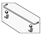 55510L2000 - Suspension: Stabilizer Bar for Kia: K5 Image